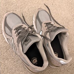 New Balance Men's Athletic Shoes in Gray and White